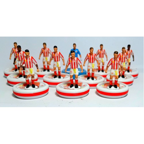Subbuteo Andrew Table Soccer Olympiacos 100 years Centenary team on WSB Professional bases